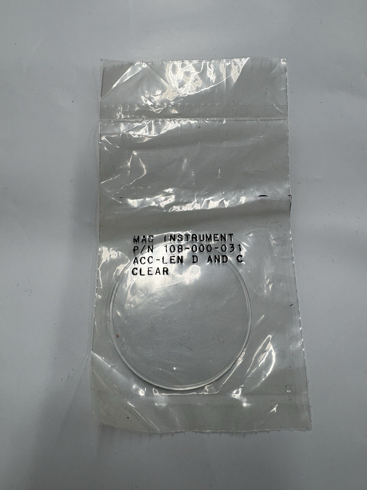 New In Package Maglite Replacement Lens 108-000-031 For D and C Cell Flashlights