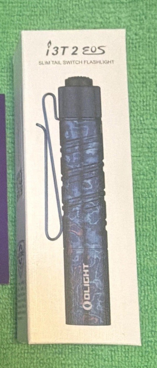 Limited Edition Olight Damtanium i3T 2 EOS Purple Camo Carbon BNIB from BROP/S2A