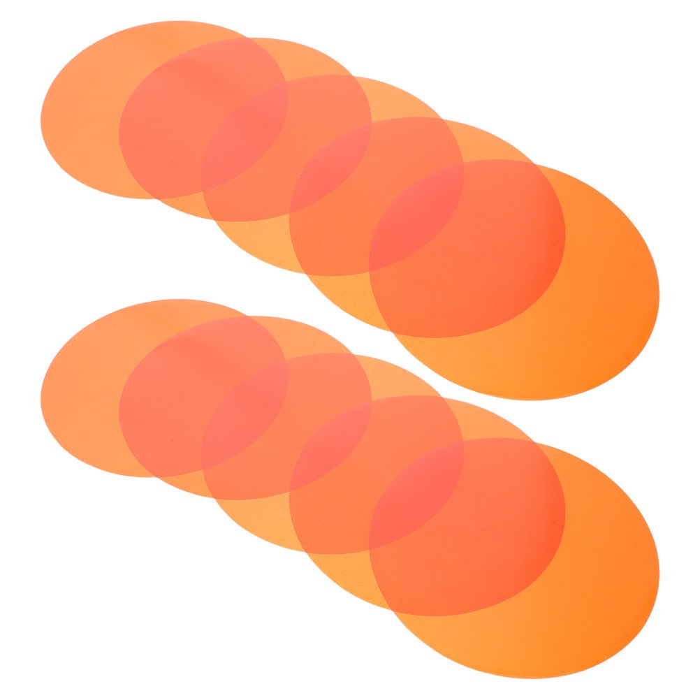 10 Pcs Adhesive Light Diffuser Film Ambient Lighting Gel Stickers