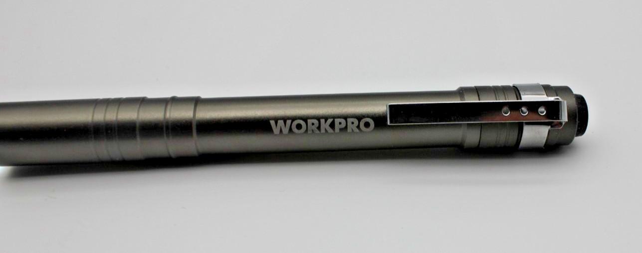 WORKPRO 2AAA Aluminum Pen Light (4 Pack)
