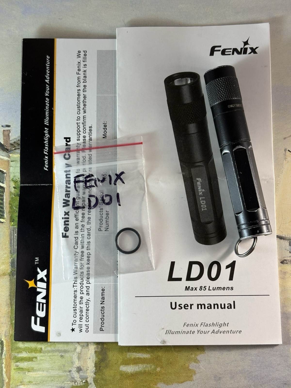 Fenix LDO1 85 Lumen AAA Keychain Flashlight Cree Xp-E R2 2009 W/ Manual & O-Ring