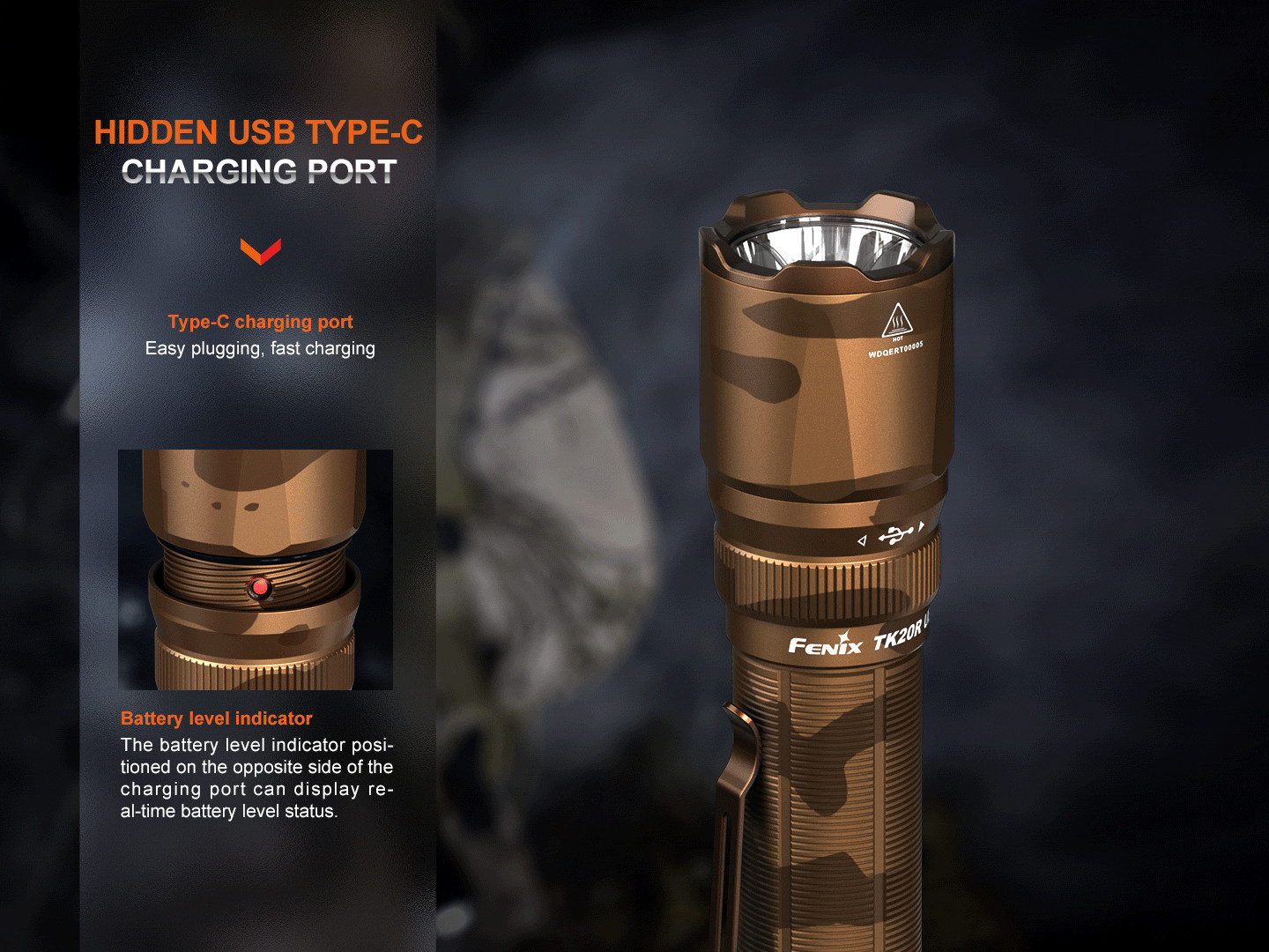 Fenix TK20R UE Tactical LED Flashlight – 2800 Lumens