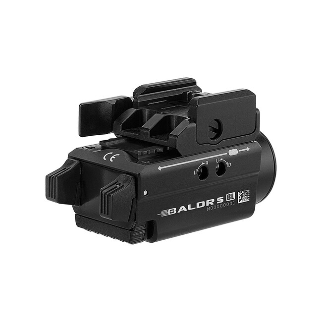 Olight Baldr S Rechargeable 800 Lumen Tactical Weapon Light, Blue Beam, GL/Pica