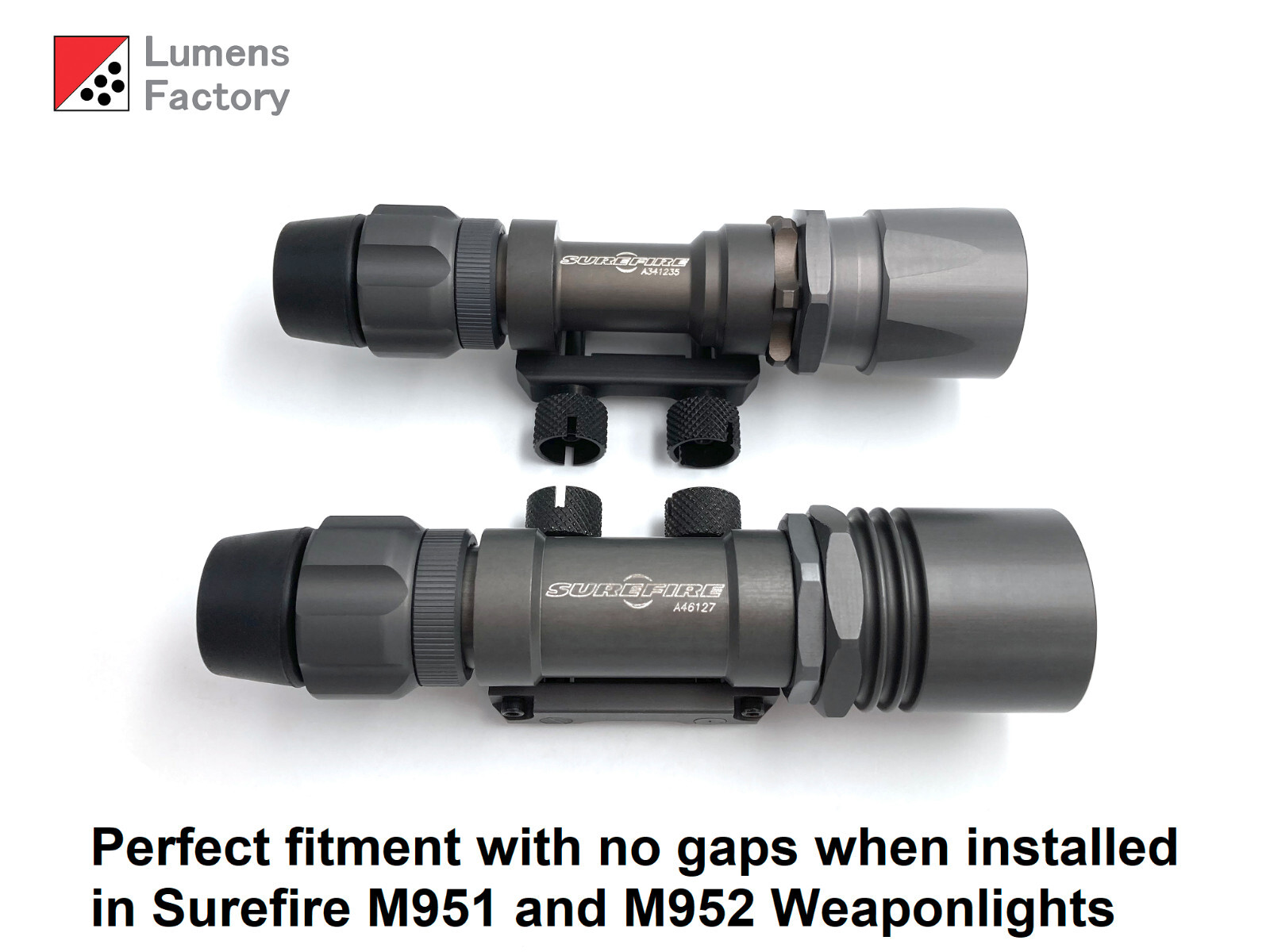 2.7-4.5V P60 QUAD LED Drop-in for Surefire G2 3P 6P C2 M2 660 M951. 4000K, R9080