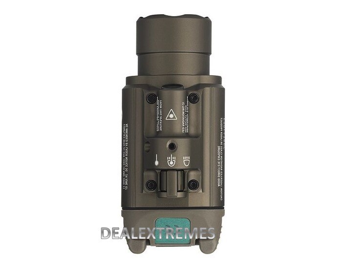 Olight Baldr Pro 1350 Lumen Pistol Flashlight /w Green Laser Sight (Desert Tan)