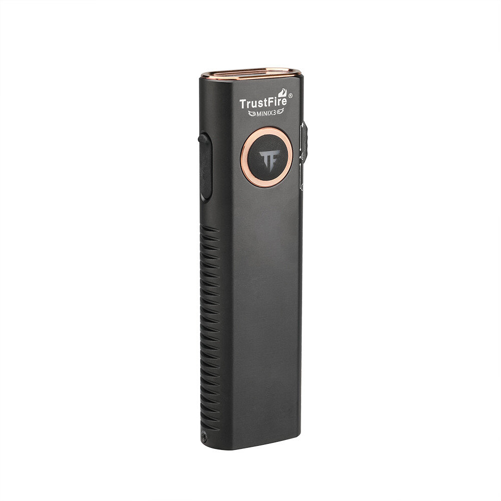 Trustfire MINIX3 Rechargeable EDC Flashlight 1050 LM Magnet Red / UV Light Laser
