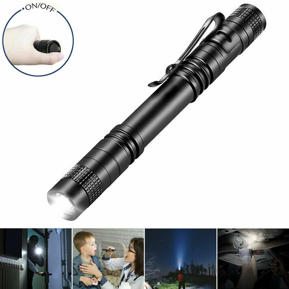 Tactical Flashlight Small LED Torch Light Mini Super Bright Penlight Waterproof