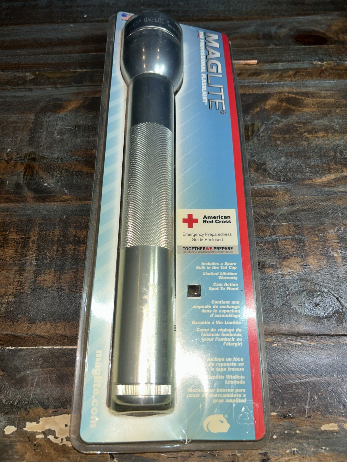 Maglite S3D106 Maglite Krypton Flashlight 3D-Cell Silver 1/99 model Brand New