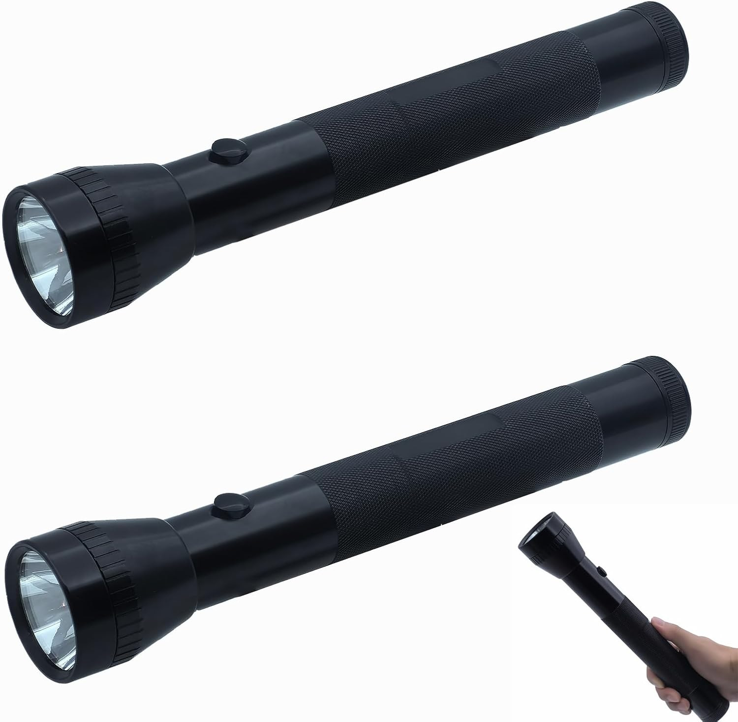 Heavy Duty 3 D Cell Battery LED Big Flashlights, High Lumens,For Home Emergency，