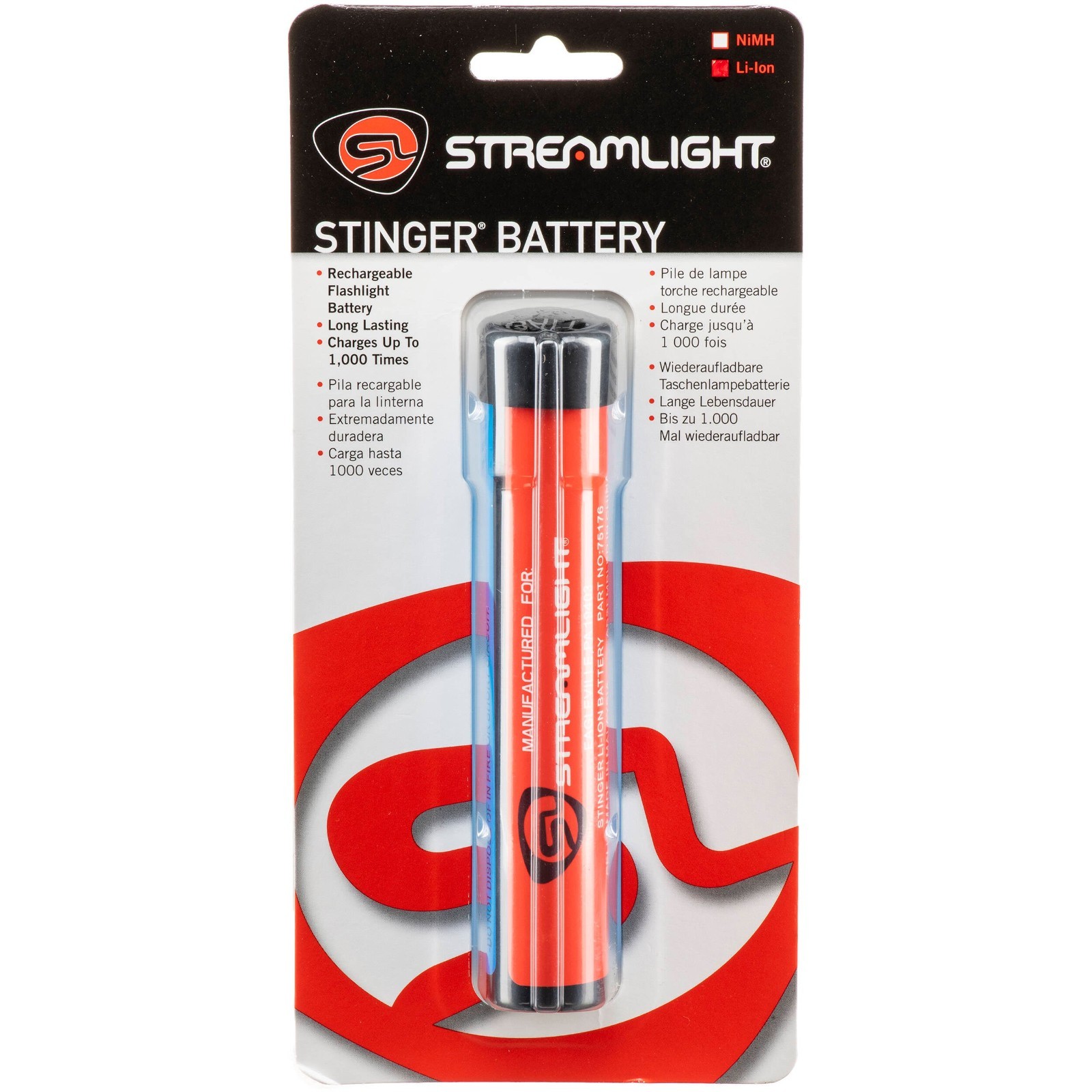 Streamlight Stinger Lithium Ion, Stl 75176 Stinger Lithium Ion Battery Ex Ultra