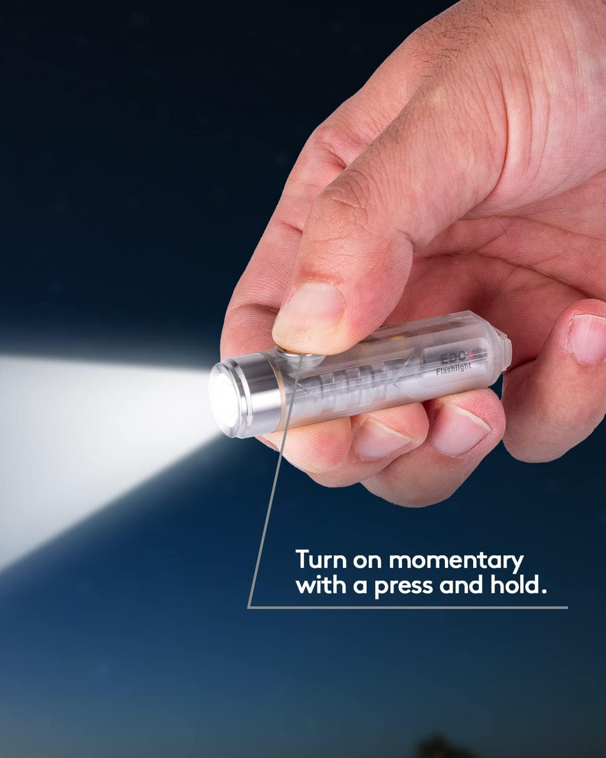 Aurora A5 G4 Rechargeable Keychain Flashlight, USB C Charging, 5000K, 420 Lumens