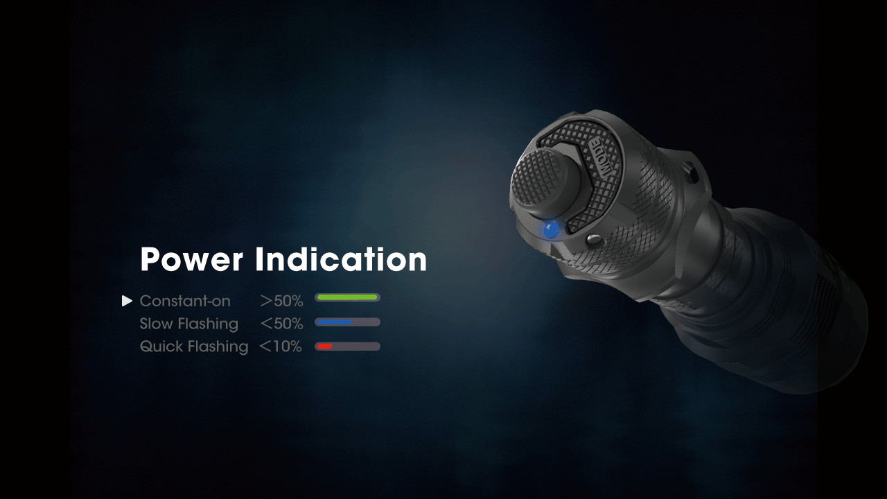 Nitecore TM9K Pro 9900 Lumens 510m Throw Fast Charging USB-C Flashlight Tactical