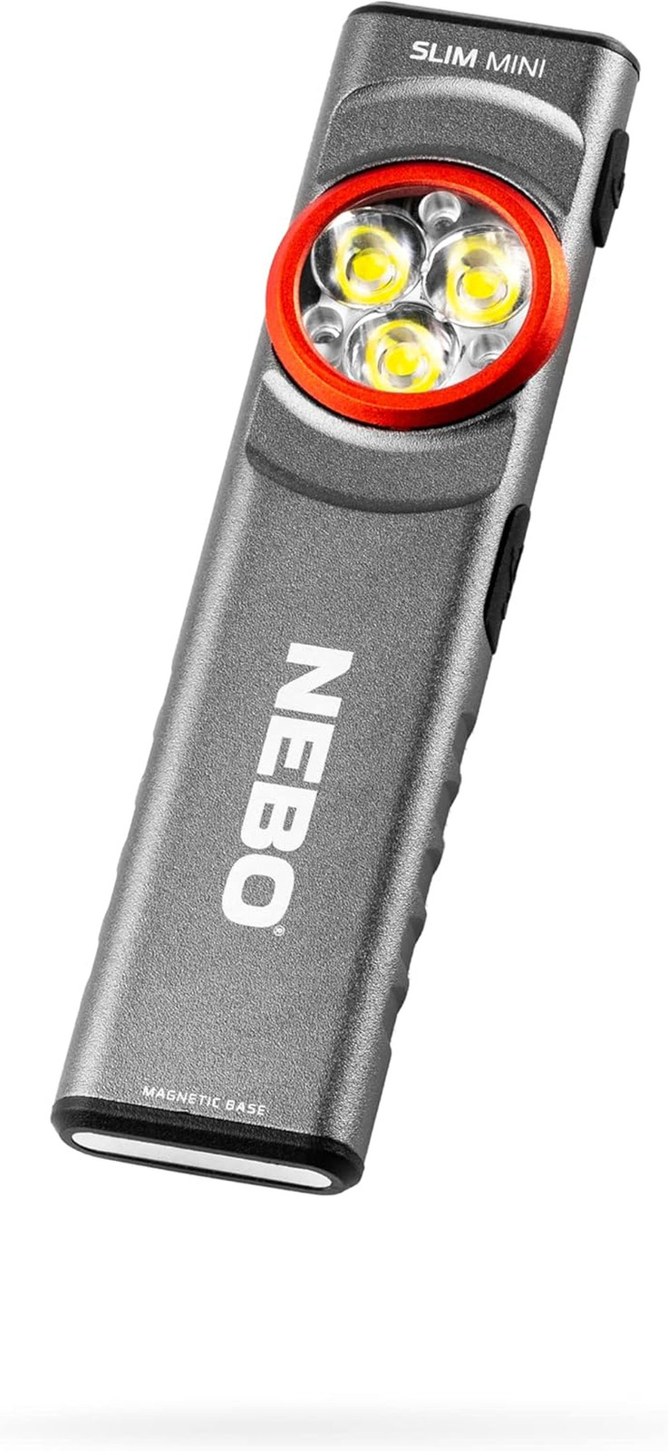 SLIM Mini Rechargeable Pocket Light | 250 Lumens, 2 Light Modes, Small Flashligh