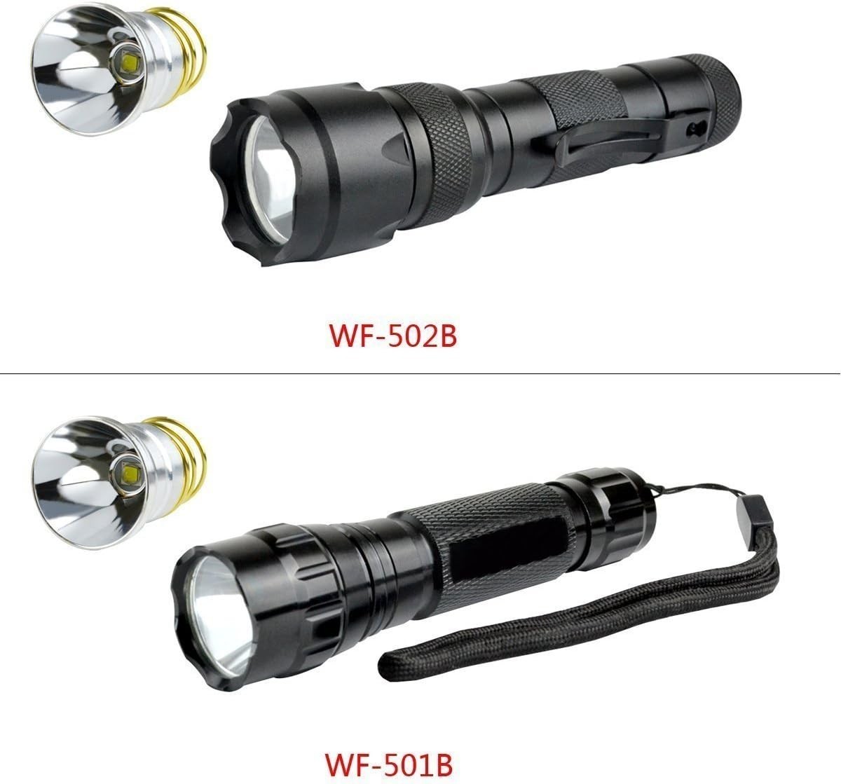 Ultra Bright Flashlights XM-L2 LED Bulb Single Mode 1200 Lumens Drop-In P60 Desi