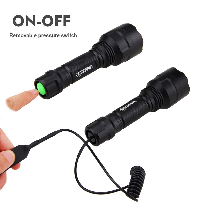 1000 Lumens LED Flashlight, Rechargeable Camping Work Light, TAC One-Mode Torch