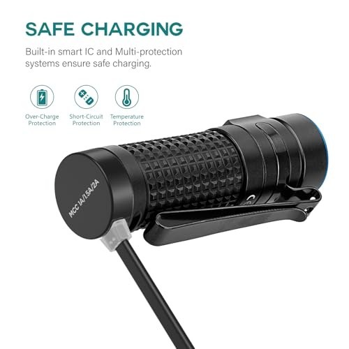 Charger for Olight Arkfeld Ultra, Baldr Pro R, Warrior X, Seeker 2, Obulb, Perun