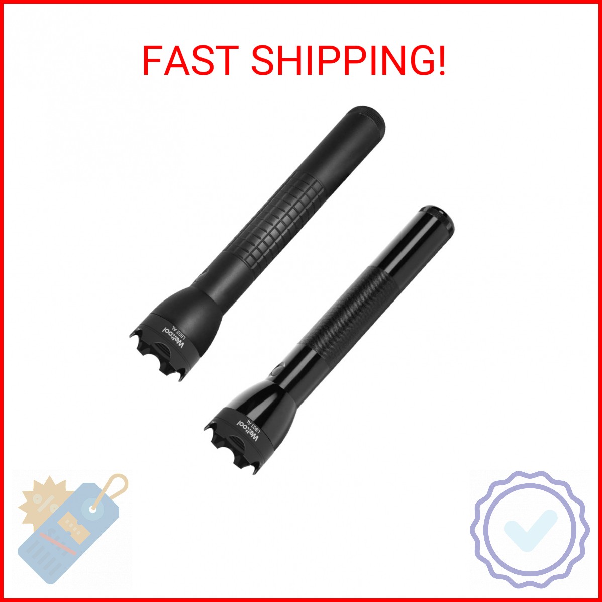 Weltool LB03 AL Tactical Cap Strike Crenulated Bezel Upgrade Compatible with Mag