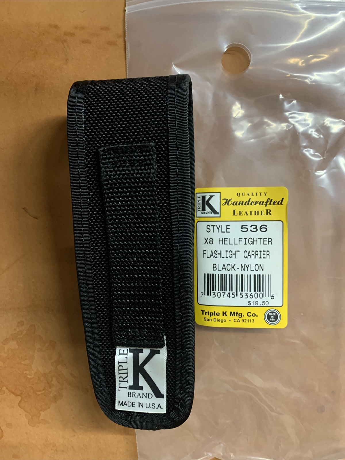 Hellfighter X-8 & Similar Tactical Flashlight NYLON HOLDER NEW 1″ TUBE DIAMETER