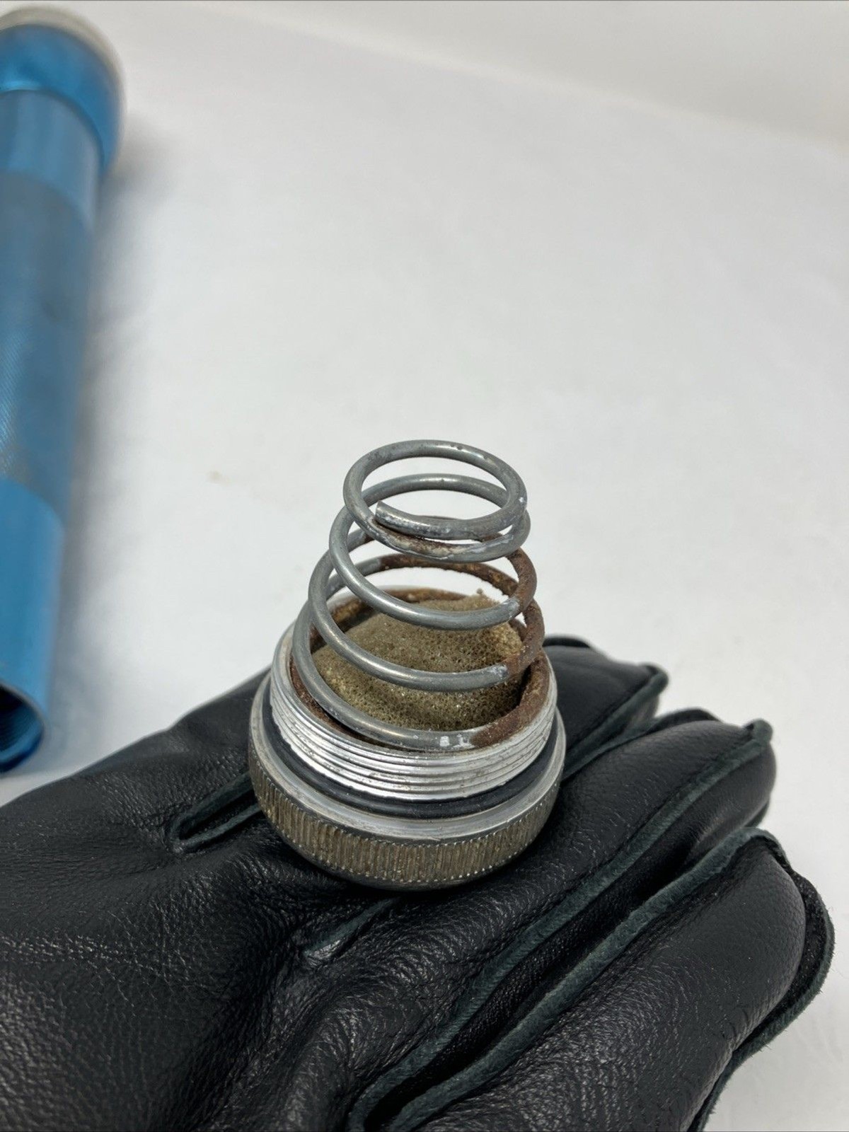 Vintage Vari-Beam Flashlight Mag Industries – Blue w Chrome USA 12-1/2” 3 D