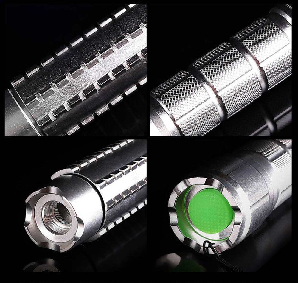 1mw 450nm Adjustable Focus Blue Laser Pointer Visible Pen Beam light+ Batt