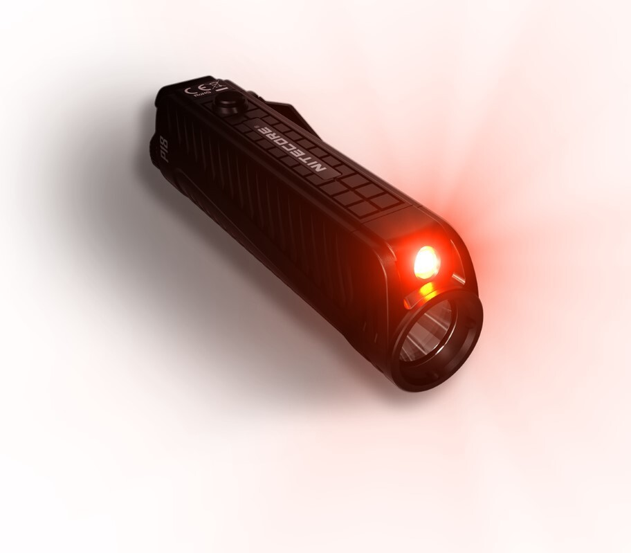 Nitecore P18 Tactical Flashlight Brightness Strobe Black Aluminum Construction