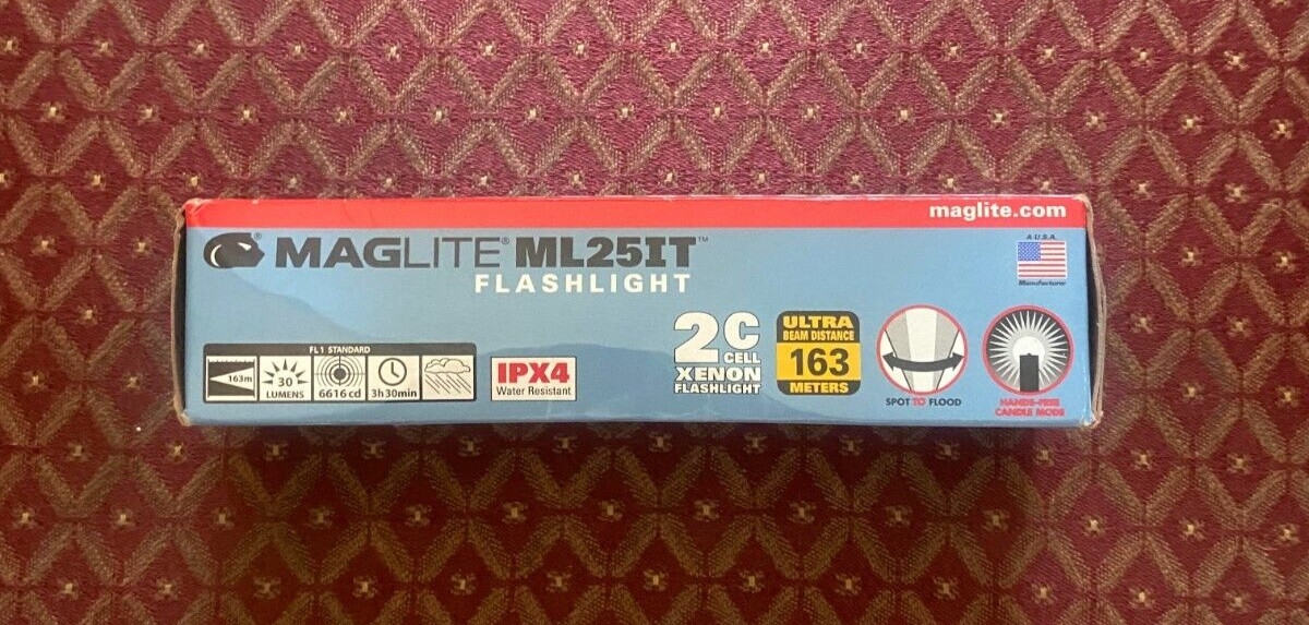Maglite ML25IT Flashlight 2C-Cell Xenon