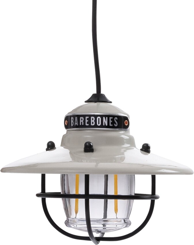 Barebones Edison Pendant Light Powder-Coated Steel And Plastic Construction