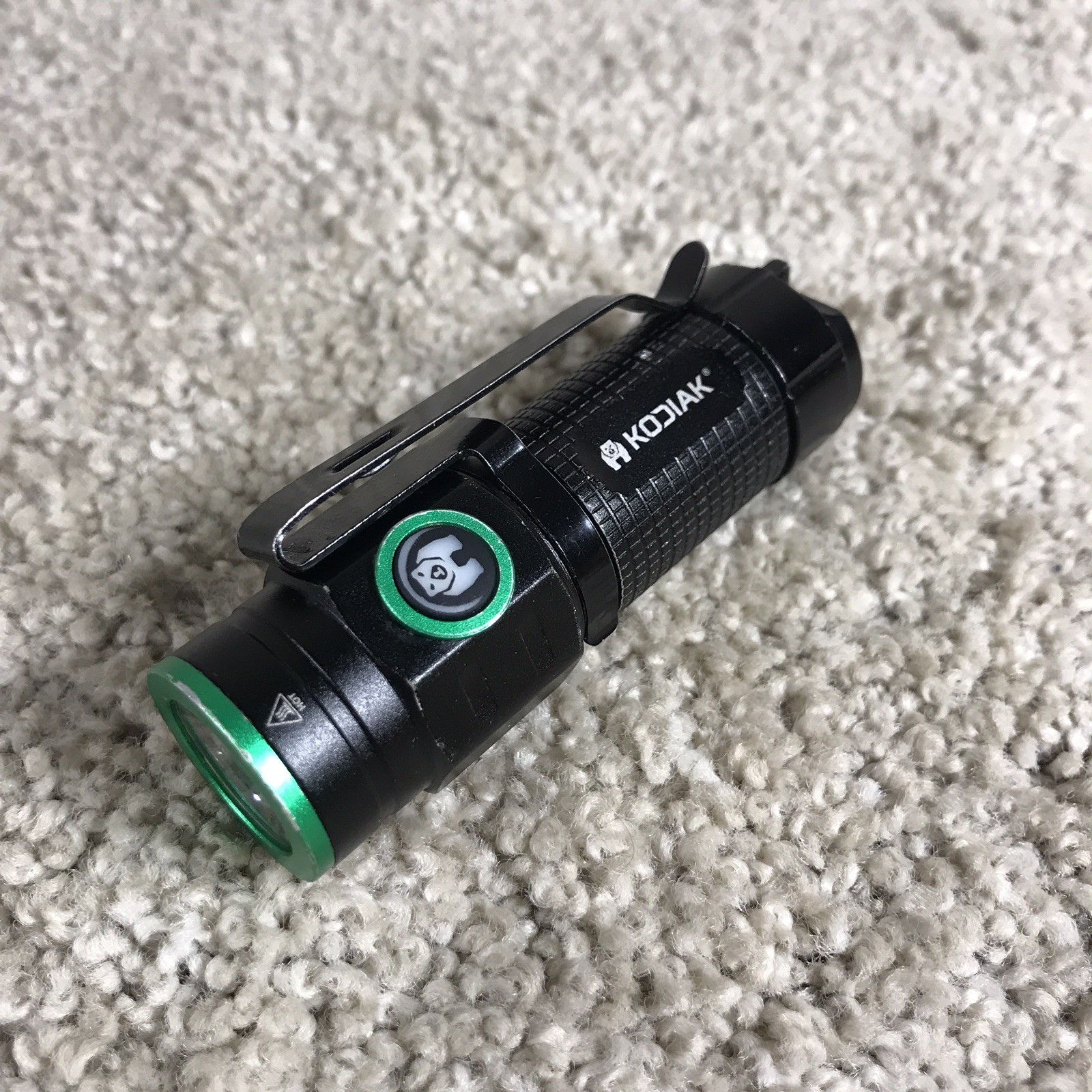 Kodiak KUB Rechargeable Flashlight, 1000 Lumen Compact LED (NO CHARGER, READ)