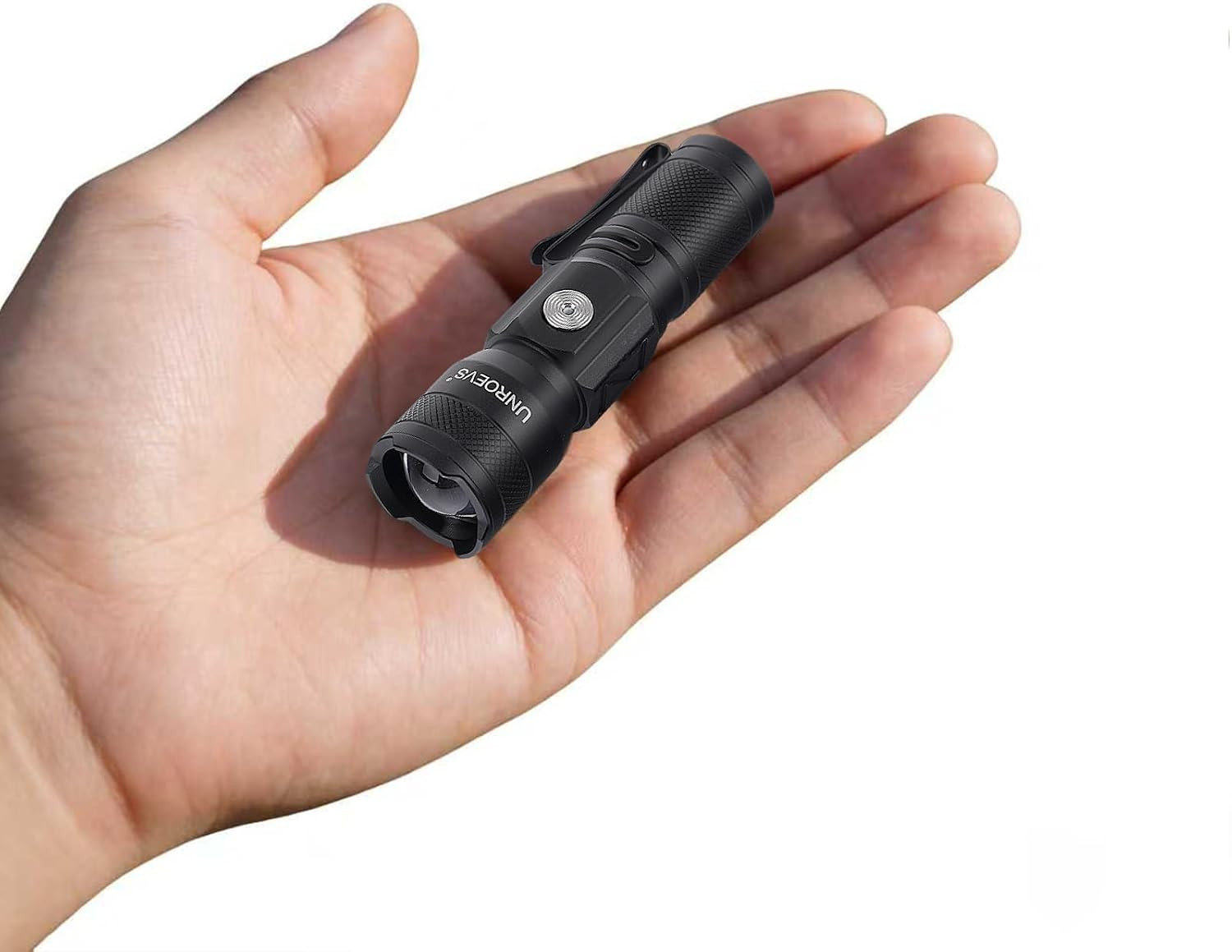 Pocket Flashlight Rechargeable with 1200 Lumens,Mini Small EDC Flashlights with