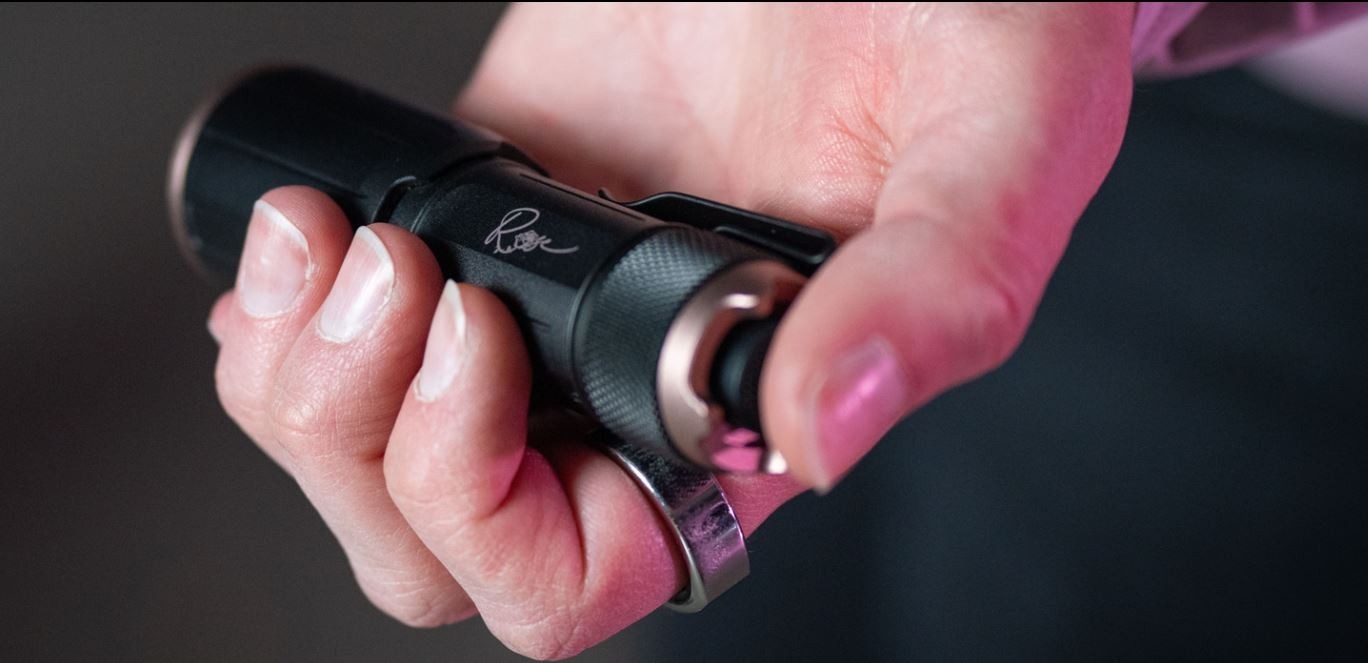 Sig Sauer Foxtrot-EDC 1350 Lumens Durable Handheld Flashlight Rose Edition
