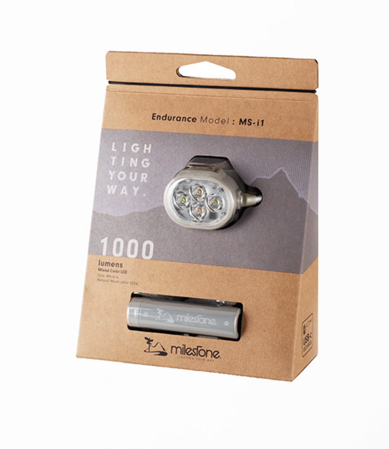 milestone MS-i1 “Endurance Model” USB Type-C Rechargeable Model Compact Lighting