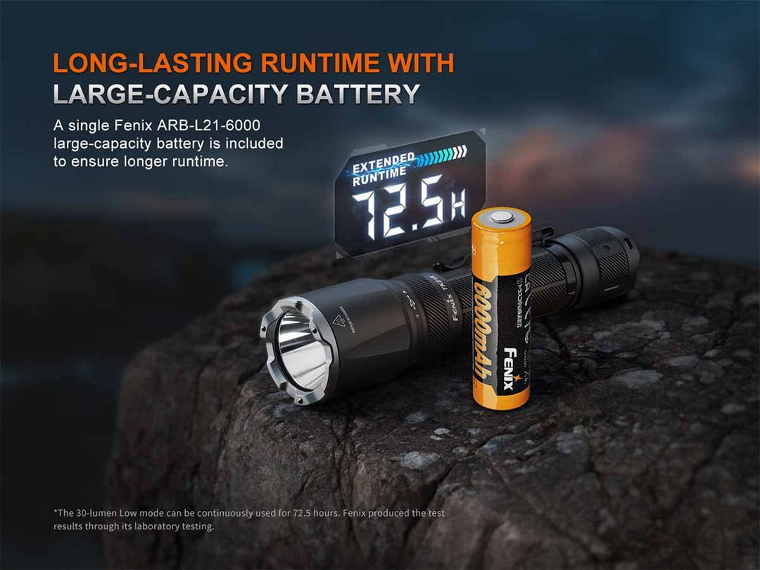 Fenix Lighting TK21R Lithium Ion 3600 Lumens Luminus SFT90 Flashlight: TK21RSFBK