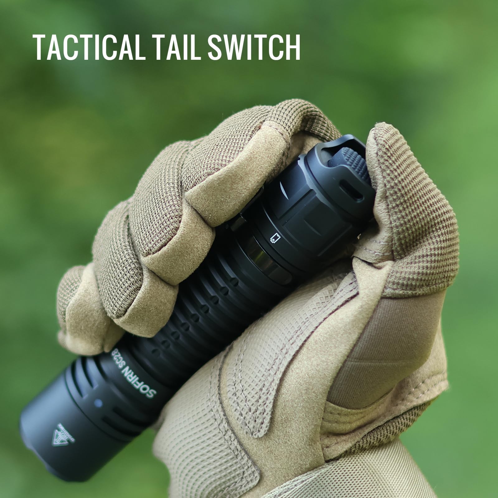 Sofirn SC28 Pocket Flashlight 2800 High Lumens, Rechargeable Tactical Black