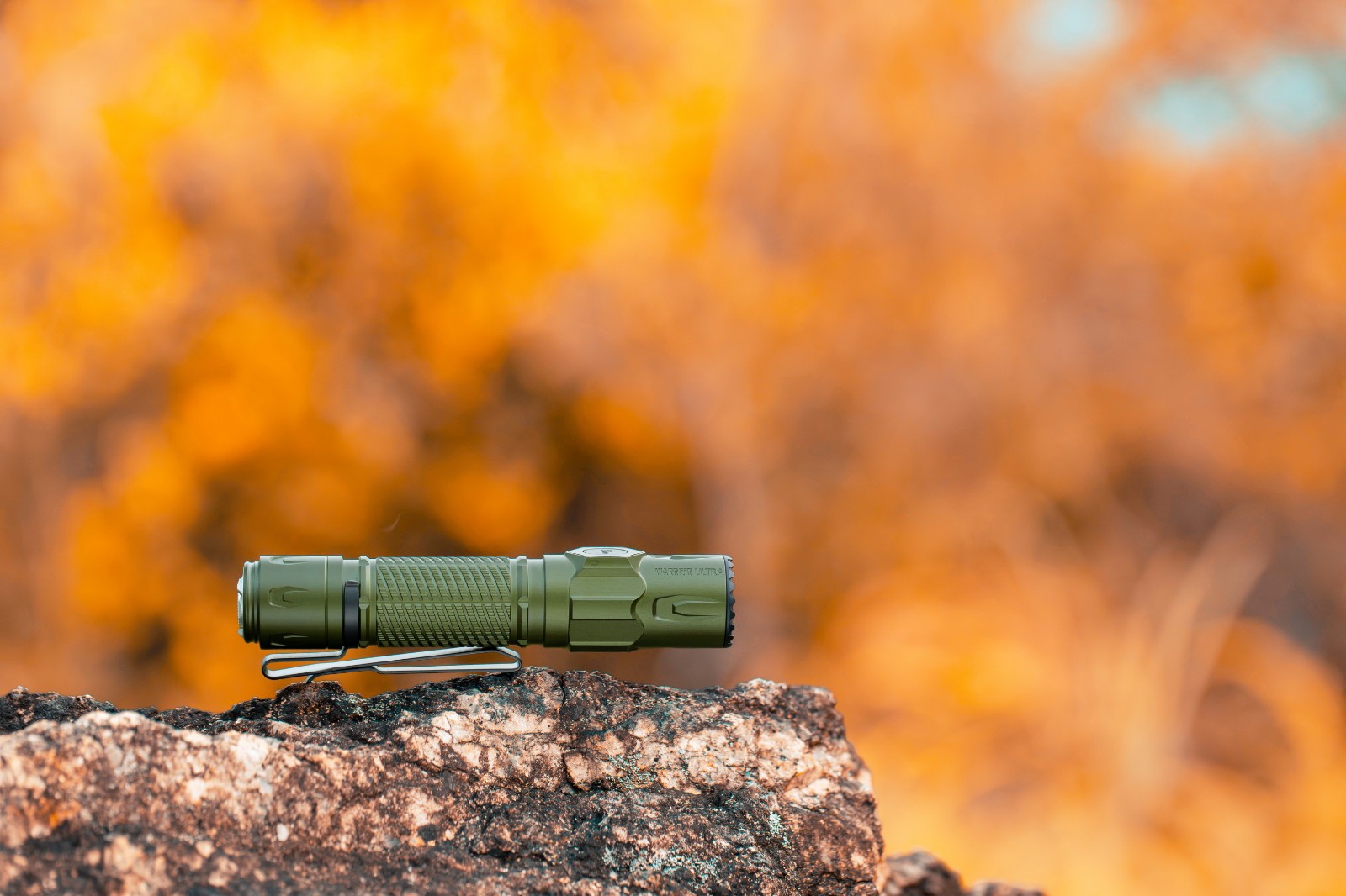 Olight Warrior Ultra OD Green 2500 Lumens Tactical Flashlight with OAL Material