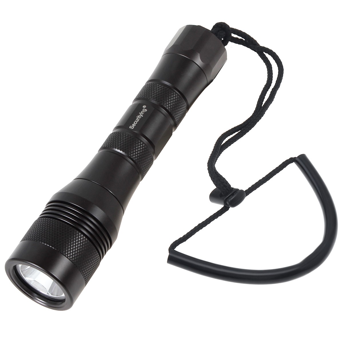 SecurityIng DF08 Max 1050LM 150m Dive Flashlight, 9° Beam, IPX8 Waterproof