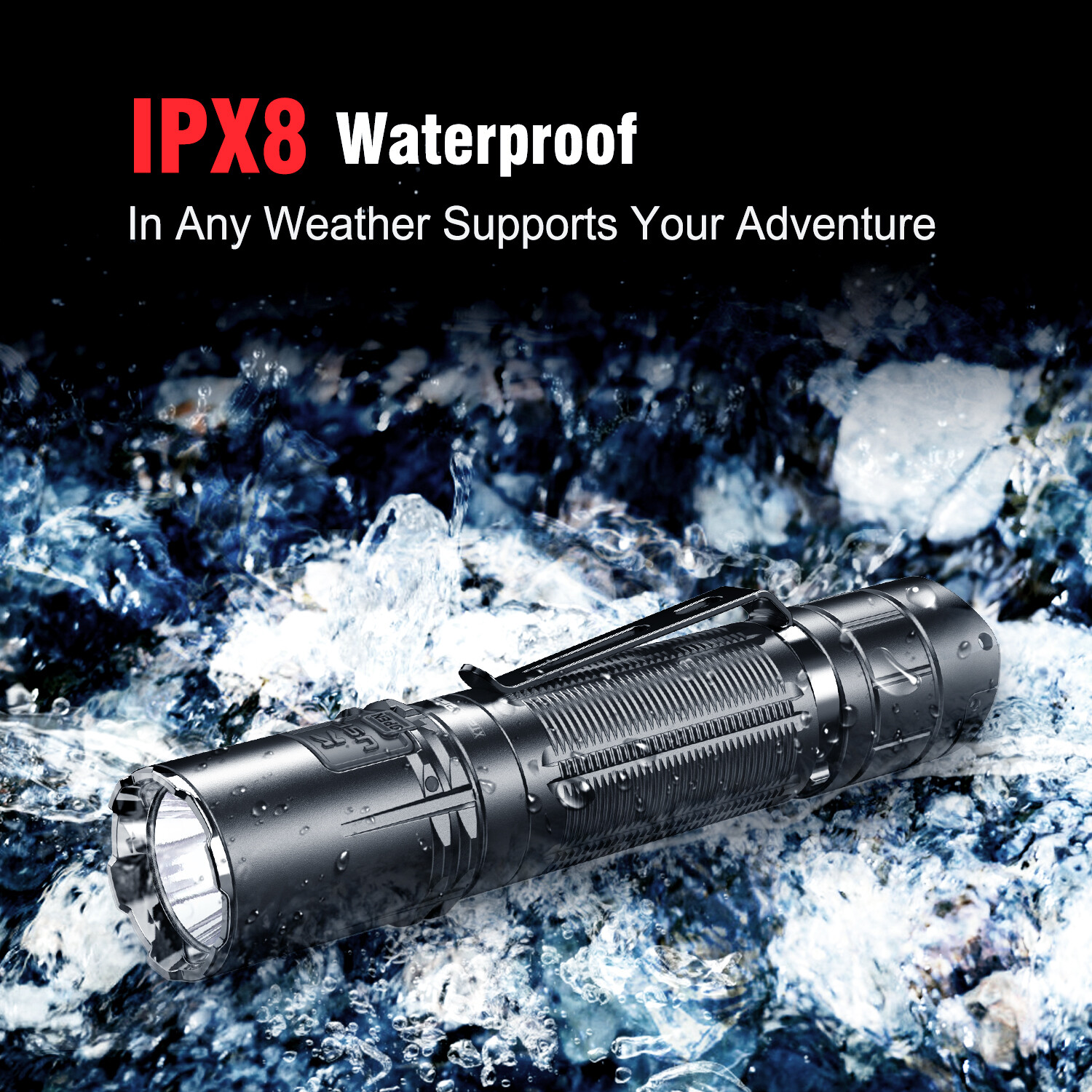 KLARUS XT2CR Pro LED 2100 Lumens USB-C Rechargeable Flashlight Torch