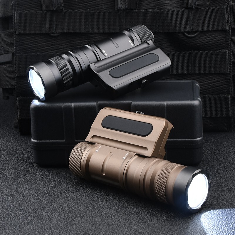 Tactical OWL Flashlight 1500Lumens Ultra High Power Metal Hunting Strobe Light