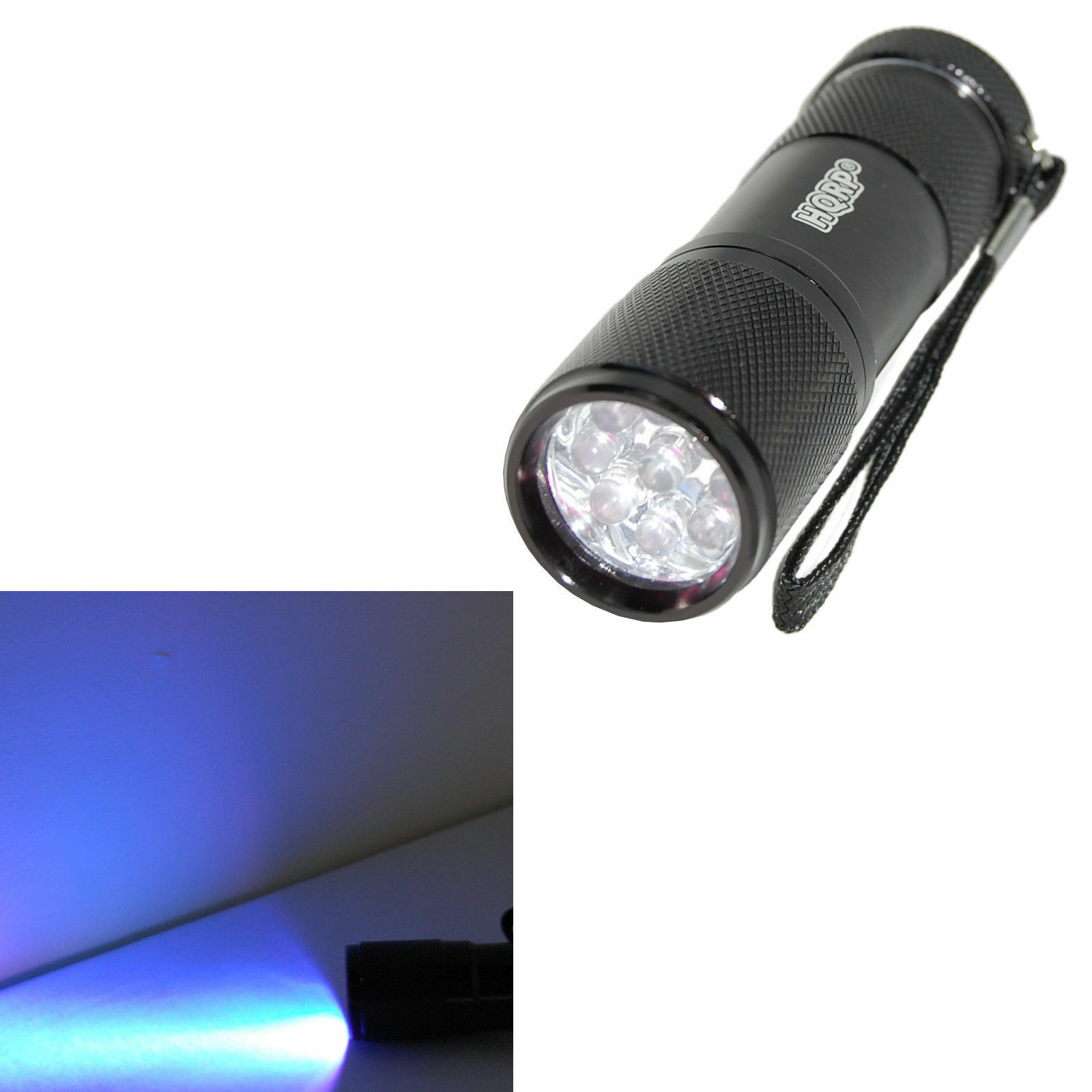 HQRP UV 365nM LED Ultra Violet Black Light Vaseline Uranium Glass Detector
