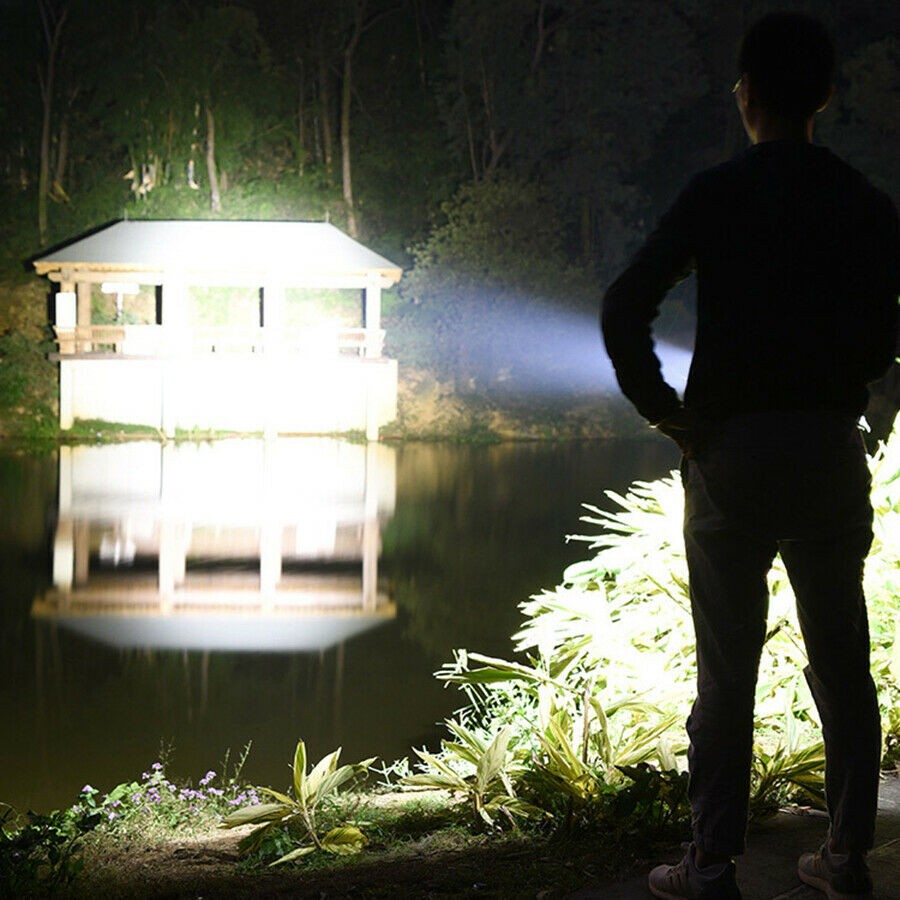 60W P70 45pcs LED Double-Sided Portable Power Torch Super Bright Flashlight USA