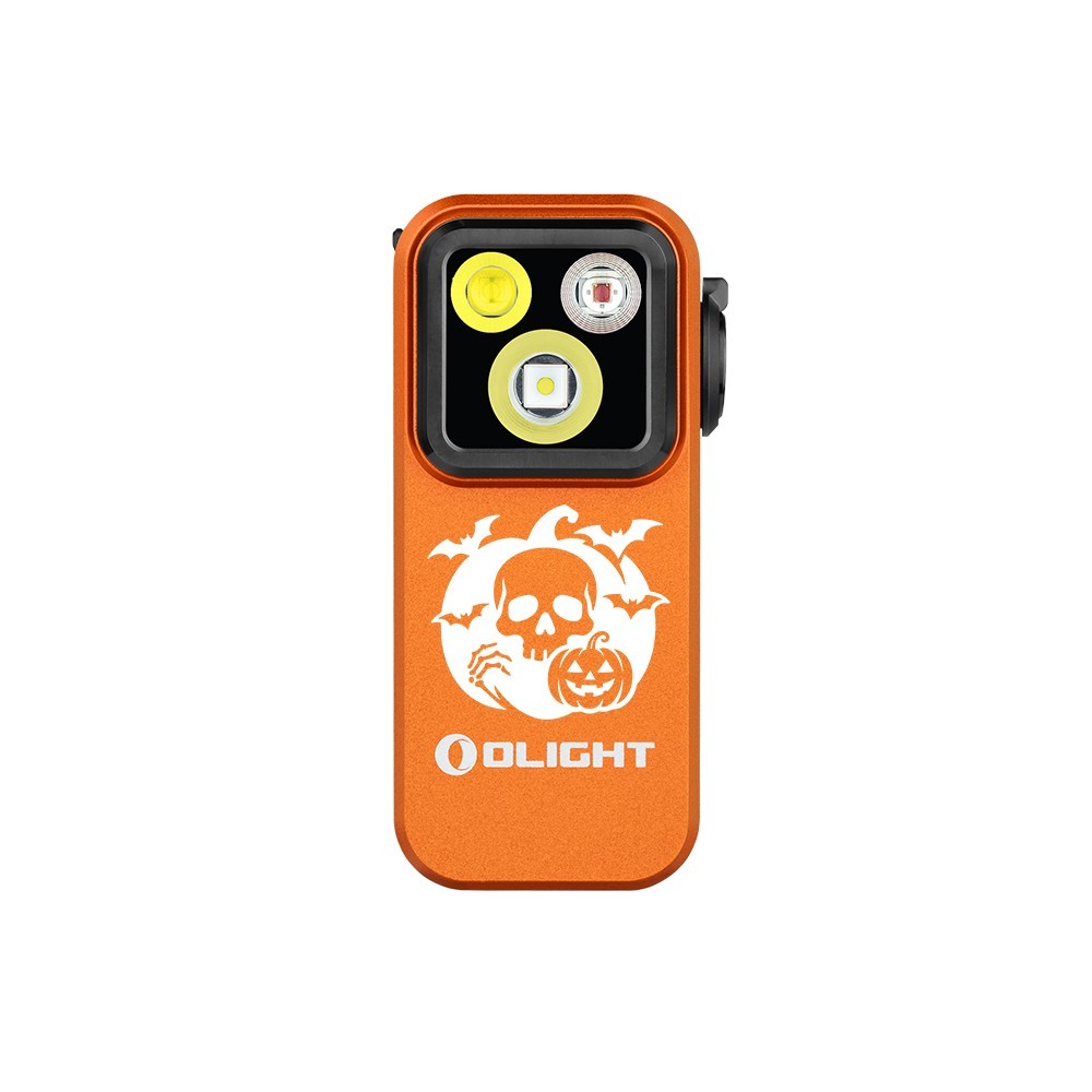 Olight Oclip Pro Orange Halloween Special Editions 1&2 Clip on Lights, 500 Lumen