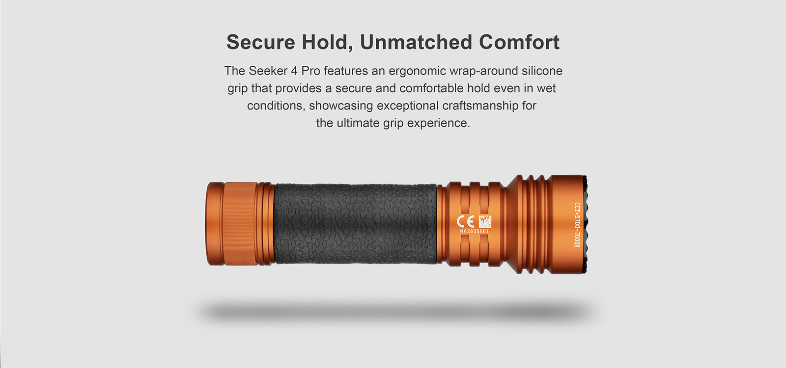 Olight Seeker 4 Pro CW 4600 Lumen Rechargeable LED Flashlight