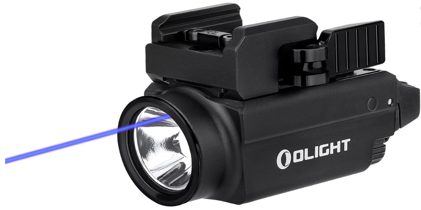 OLIGHT Baldr S Blue Beam 800 Lumens Magnetic USB Rechargeable Flashlight (Black)