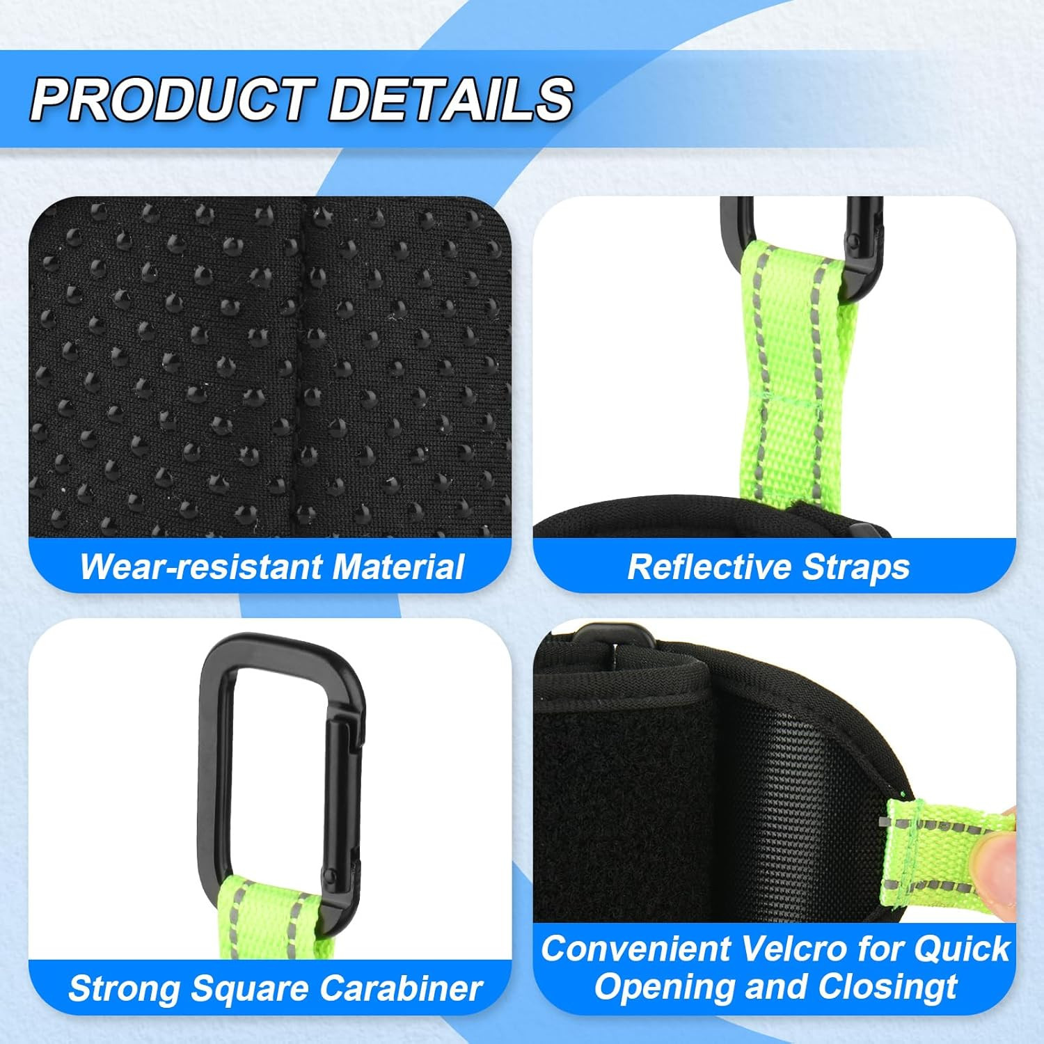 Inverted Flashlight Holder for Streamlight,Anti-Slip Nylon Strap with Carabiner,