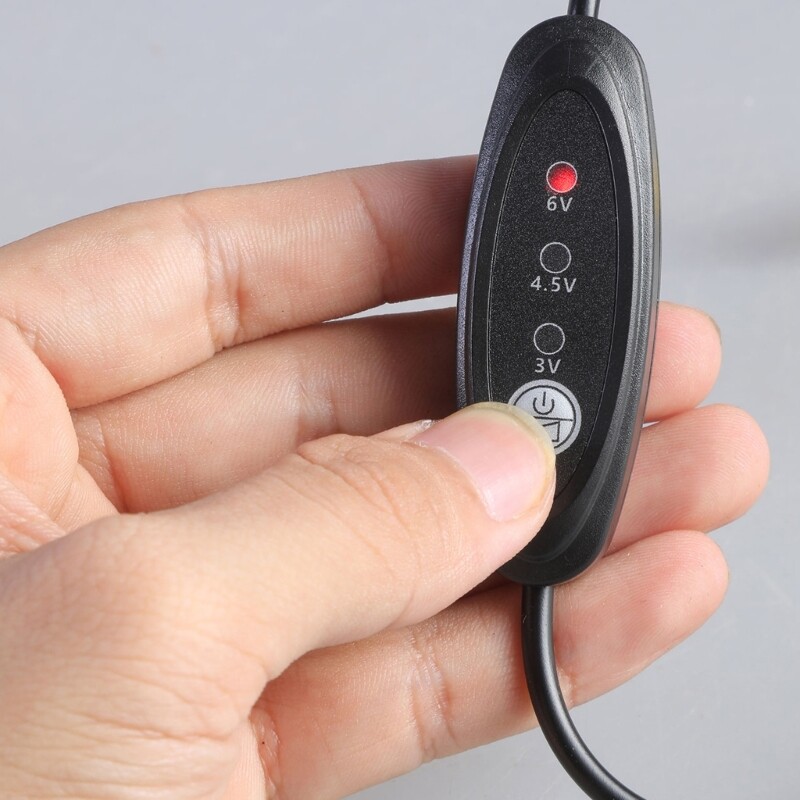 USB to 3V 4.5V 6V LR20 D Battery Eliminators Cable Replace 2-4Pcs 1.5V LR20 D