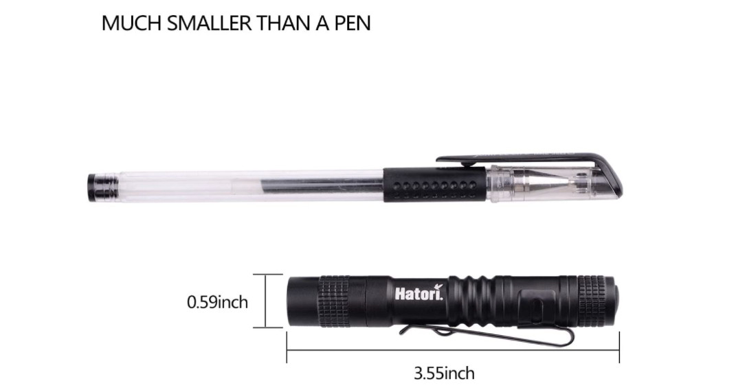 Mini LED Flashlight Handheld Pen Light Tactical Pocket Torch Camping Emergency