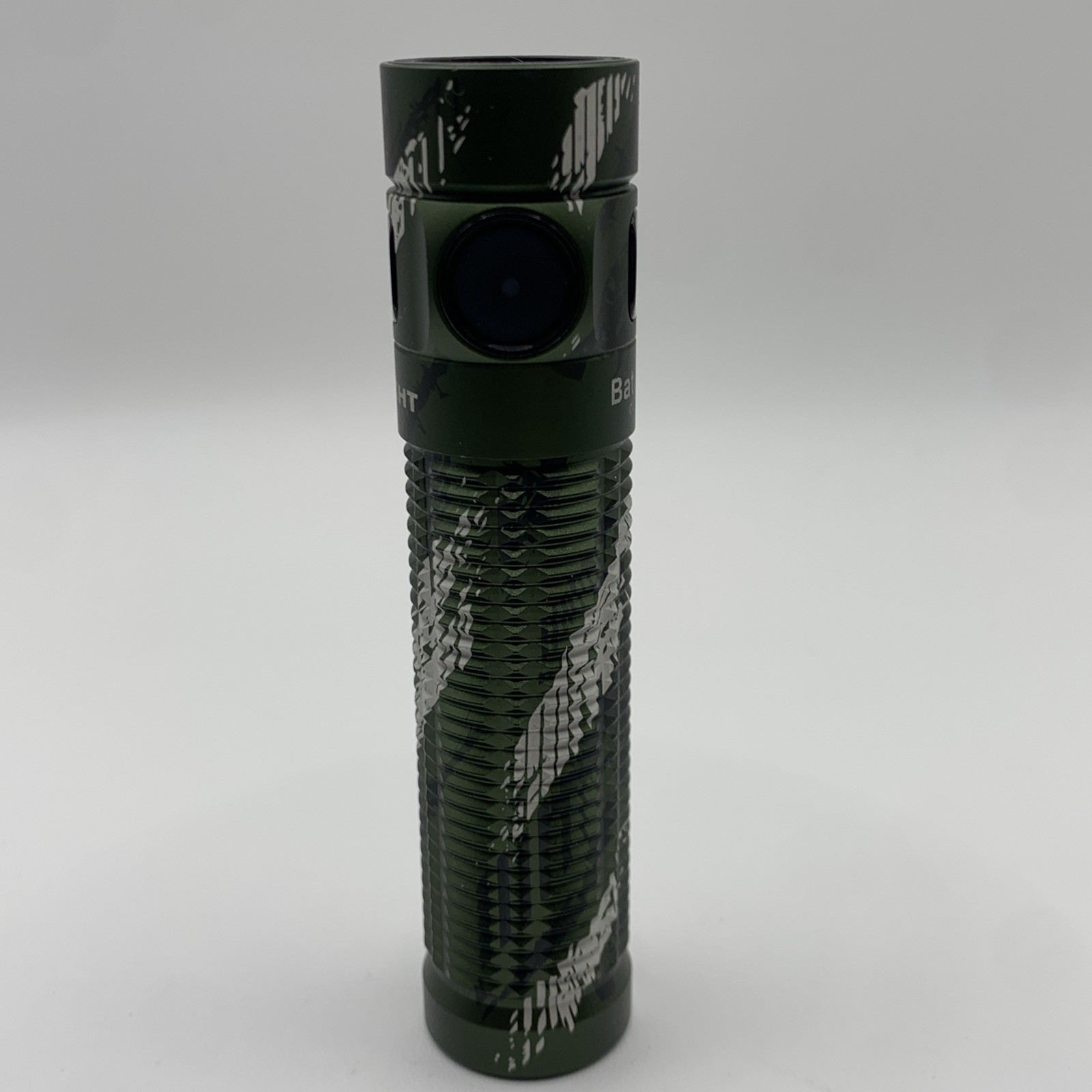 Olight Baton3 Pro 1500Lumen Rechargeable Flashlight S2R II, Green Brush Strokes