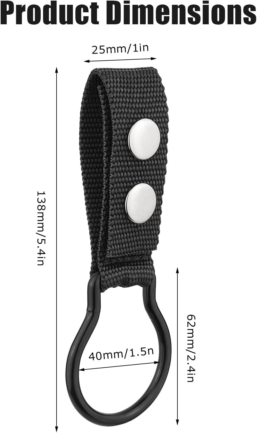 Portable Clip-On Nylon Flashlight Holder for Duty Belt – Secure and Reliable