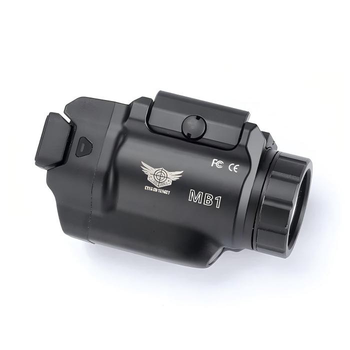 EYES ON TARGET MB1 Tactical Gun Light w/Laser Sight Rail-Mounted for Pistol