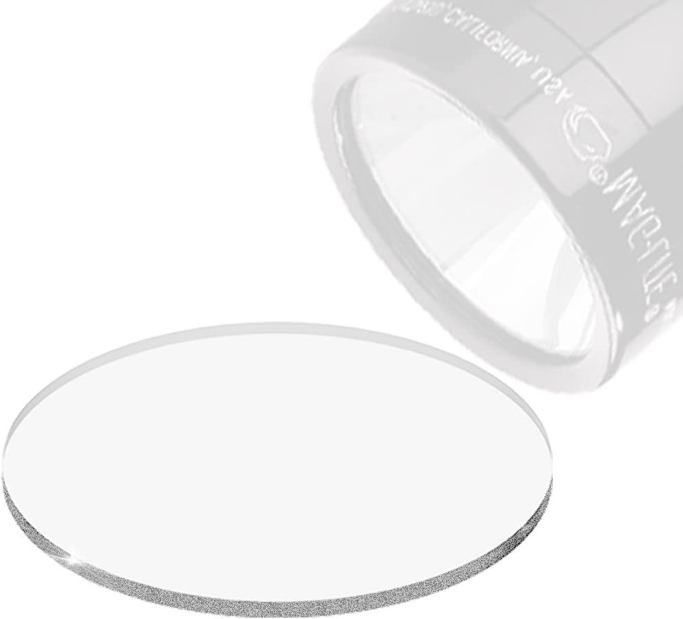Glass Lens for Maglite C or D Cell Full Size Flashlights Upgrade – Tempered Glas
