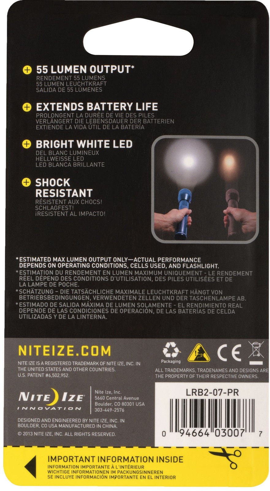 Nite Ize LED Upgrade Fits C + D Cell Flashlights